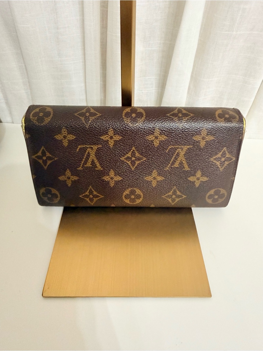 Louis Vuitton Monogram Sarah Wallet Floral Yellow Interior Long Wallet - Picture 2 of 6
